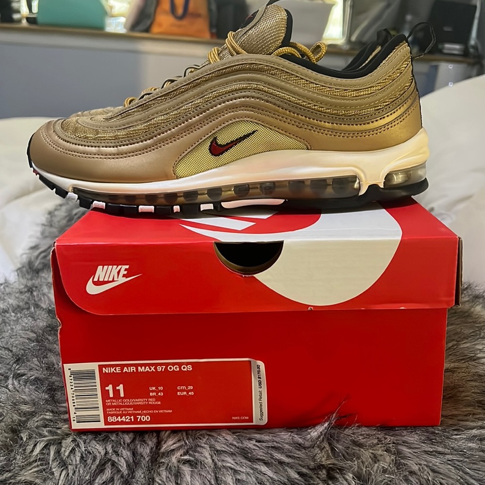 Air Max 97 OG QS 'Metallic
Gold'